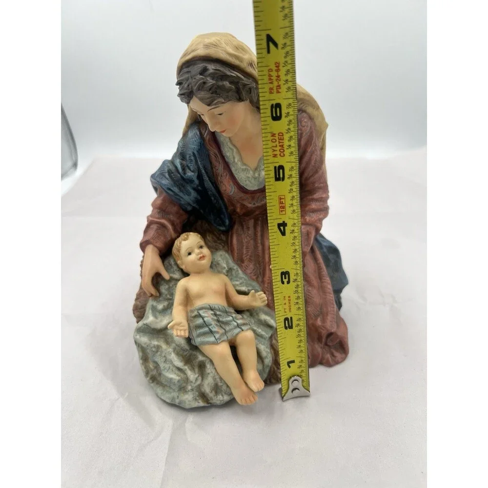Grandeur Noel Nativity 1999 Mother Mary + Baby  7 X 5.5